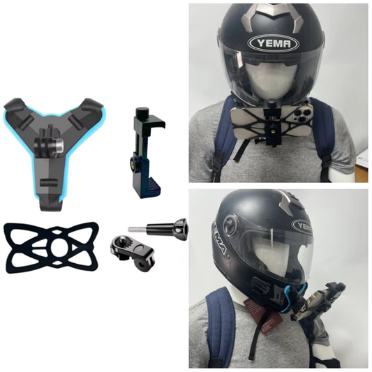 Soporte de teléfono para casco